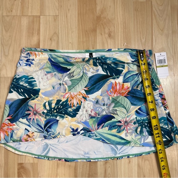 Jantzen Ruched Faux Wrap Swim Skirt Cover-up  - A399427 Plus 14 - Picture 2 of 4